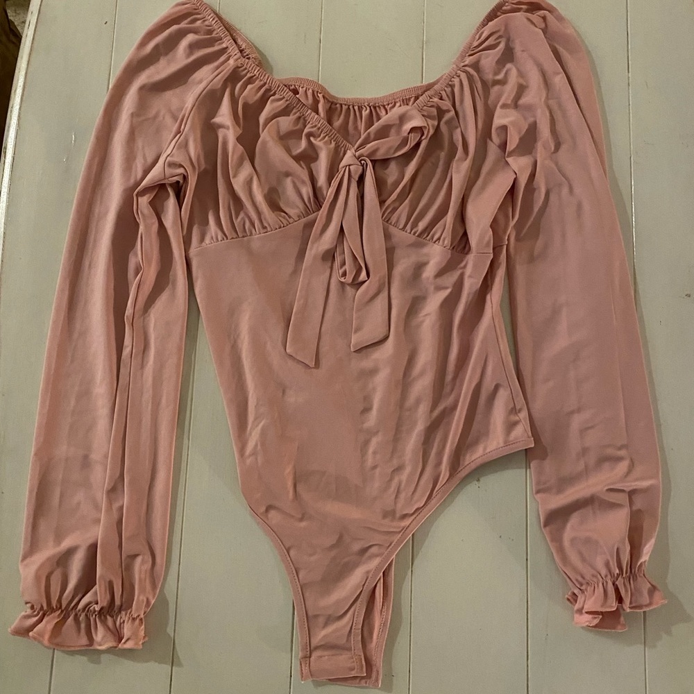 Pink bodysuit